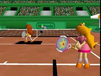 une photo d'Ã©cran de Mario Tennis sur Nintendo 64